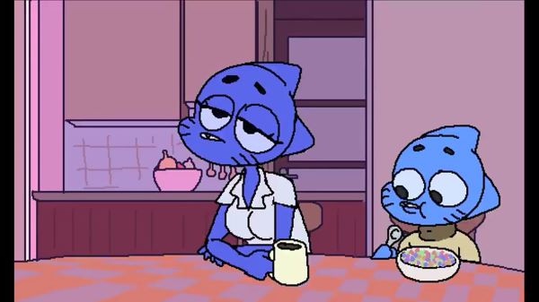 Gumball Mom Ass Porn - My Mom Nicole Watterson Has Thick Ass - Rule 34 Porn
