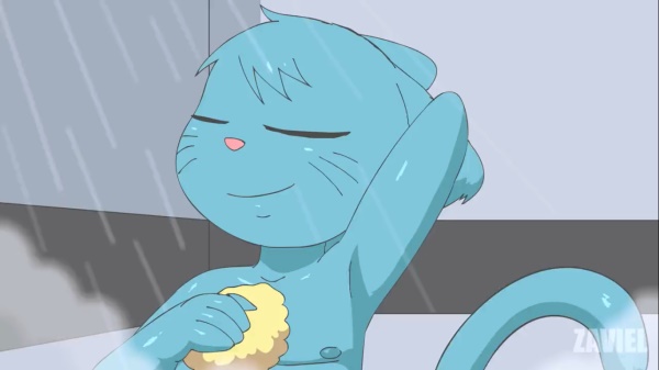 600px x 337px - Gumball Showertime - Rule 34 Porn
