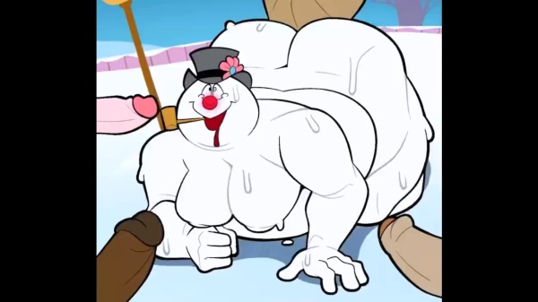 600px x 337px - Doggy Meeting Frosty the Snowman - Rule 34 Porn
