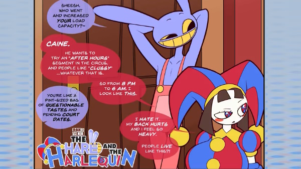 600px x 337px - The Hare And The Harlequin: Back Problems Comic Dub - Rule 34 Porn