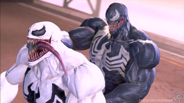 Venom Sex - Two Symbiotes on Bridge - Rule 34 Porn