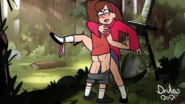 Dipper in Woods with Mabel - Rule 34 Porn 