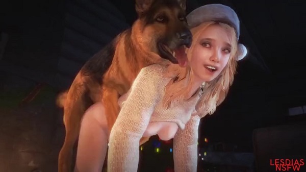 Dog Fucking Sarah Miller - Rule 34 Porn 